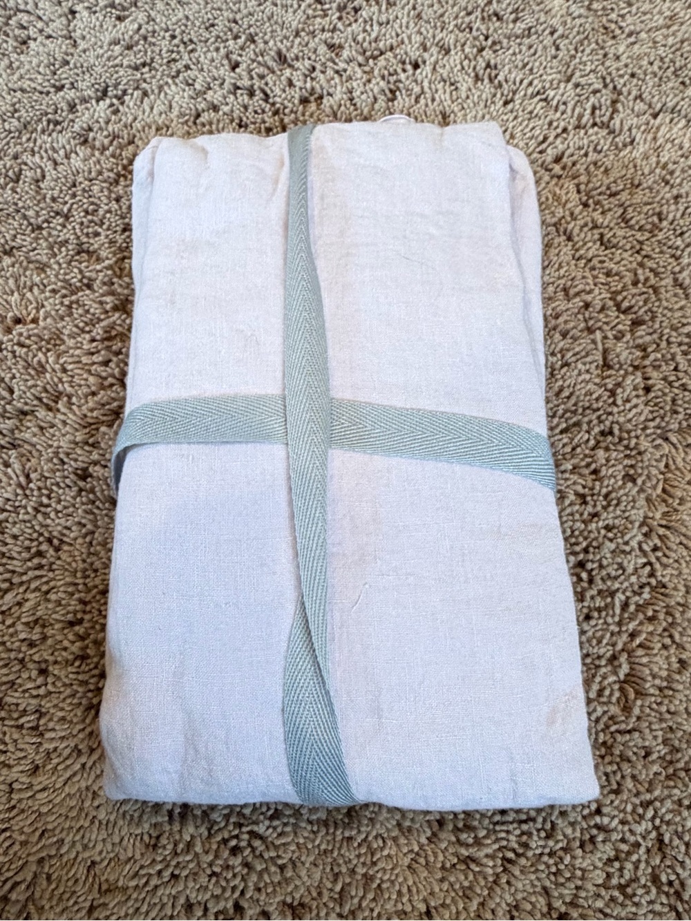NWT new set of 2 Anthropologie washed linen standard pillow shams Lilac lavender - Picture 6 of 10